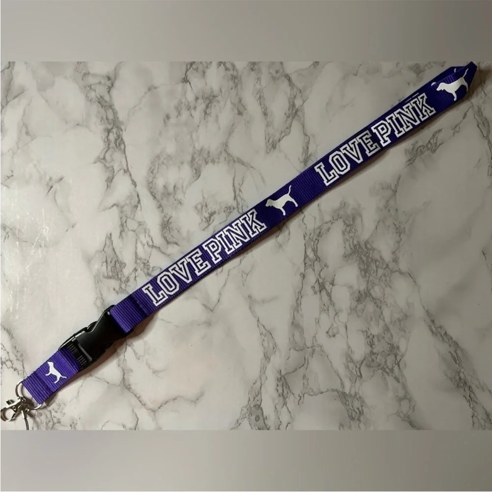 Pink Victoria’s secret’s lanyard